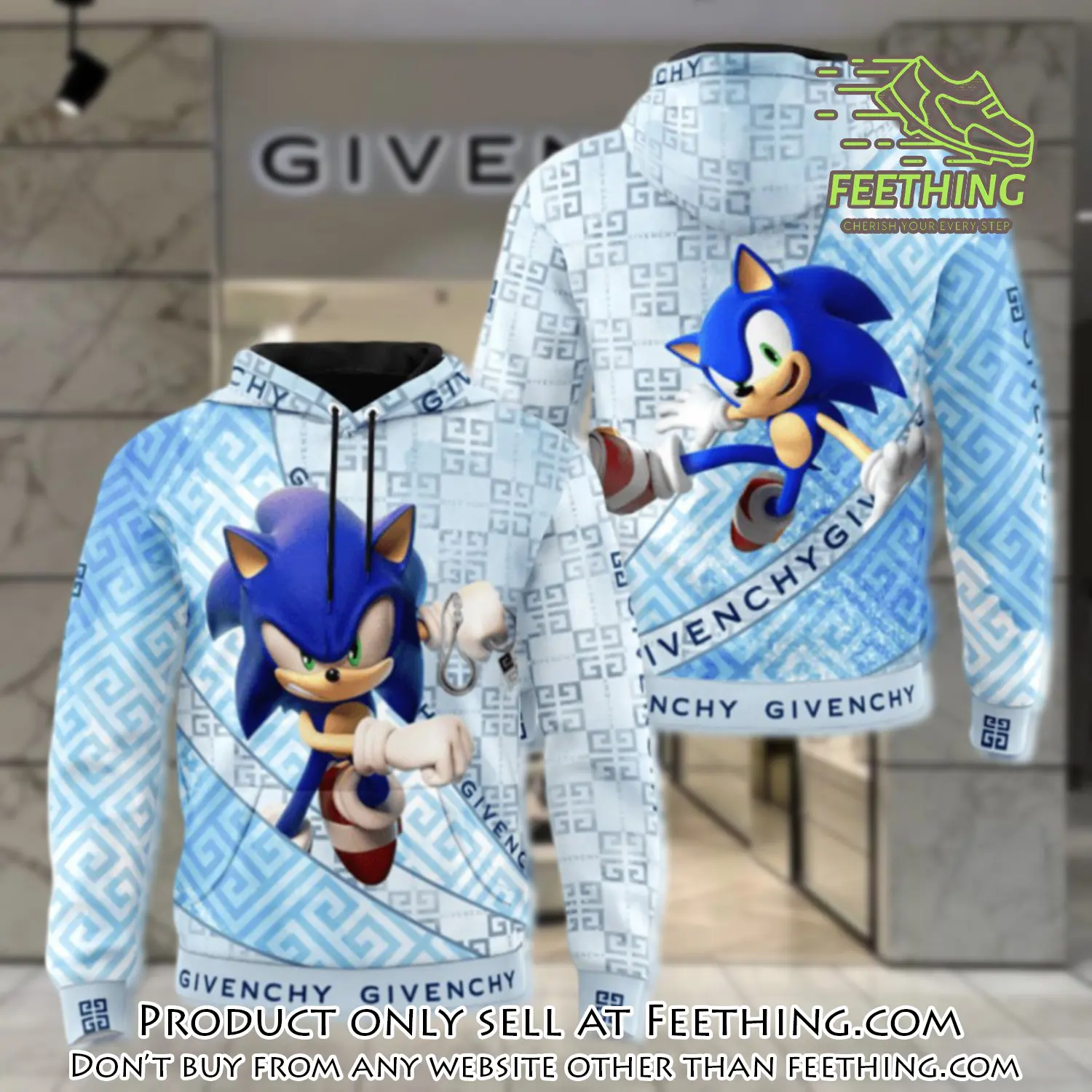 Givenchy sonic unisex hoodie luxury brand gifts  jh1860 ft4247946